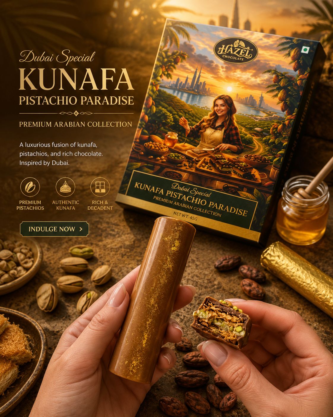 Dubai Special Kunafa Pistachio Paradise