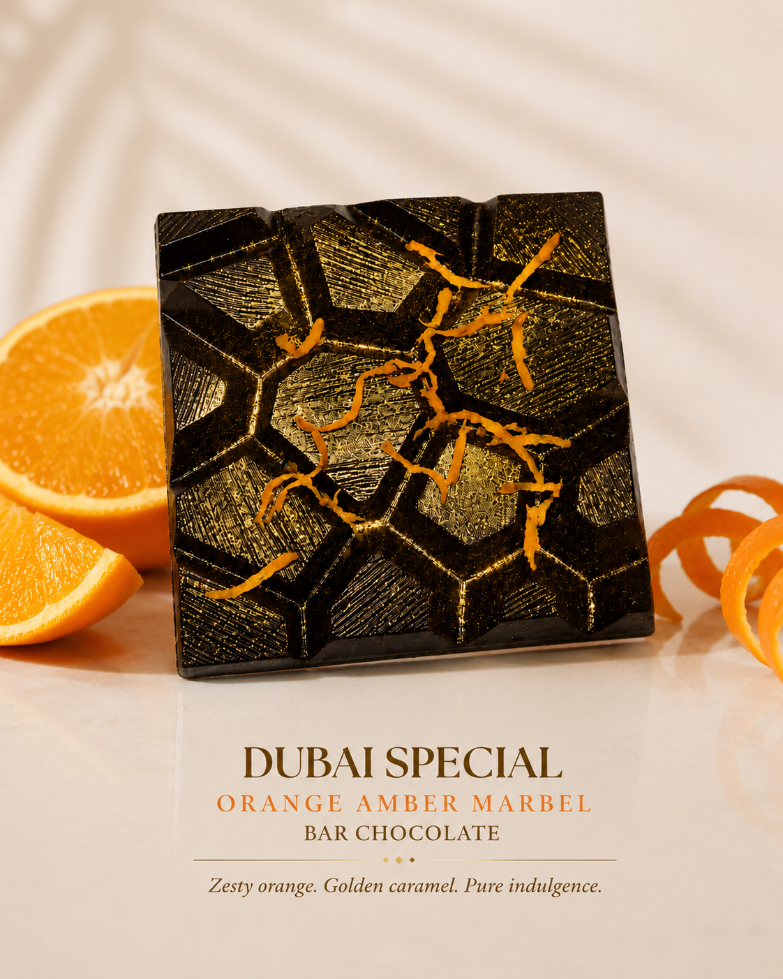 Dubai Special Orange Amber (Marble bar)